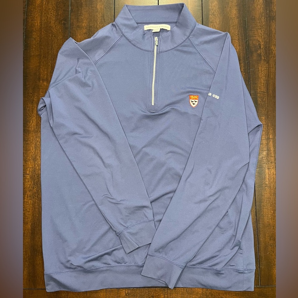 Holderness & Bourne Navy Golf Quarter-Zip Pullover - Picture 2 of 3
